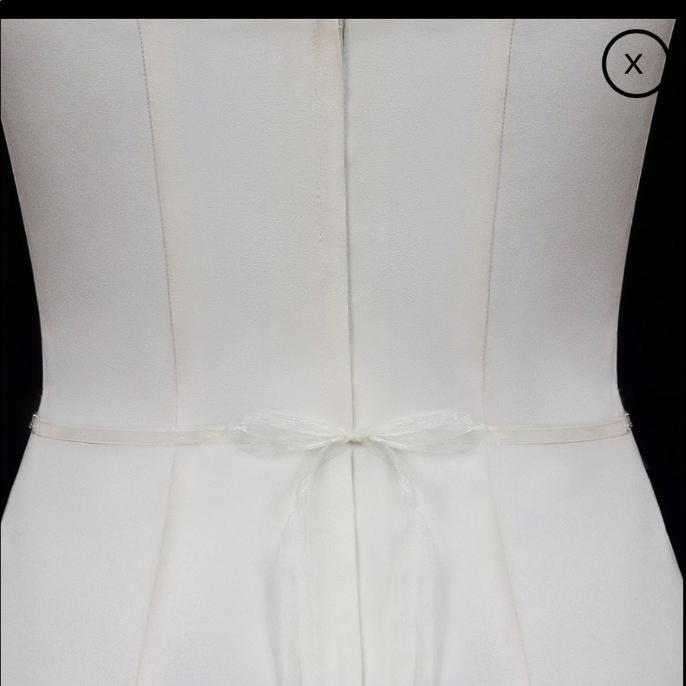 👰🏻‍♀️Latest Tulle Wedding Sash With Rhinestone - Picture 2 of 8